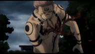 The King of Curses ripping out Itadori's heart (Image via MAPPA)